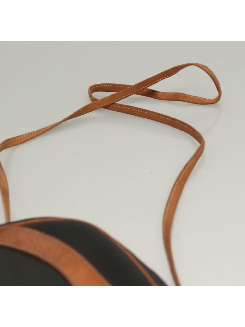Authentic Christian Dior Shoulder Bag Leather PVC Black Brown - Picture 15 of 16